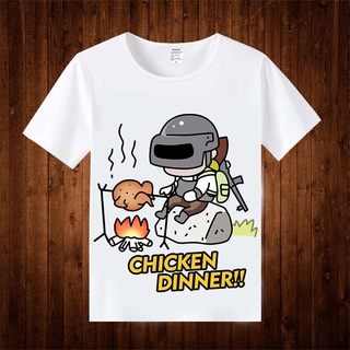 เสื้อยืดผ้าฝ้ายพิมพ์ลายคลาสสิก ใหม่ เสื้อยืดลําลอง แขนสั้น พิมพ์ลาย PlayerUnknowns Battlegrounds Peace Elite Battle Roy
