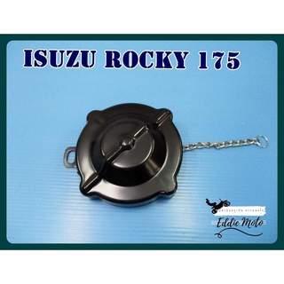 ISUZU ROCKY 175 FUEL TANK CAP "BLACK" // ฝาถังน้ำมัน รถยนต์อีซูสุ สีดำ พร้อม โซ่คล้อง สินค้าคุณภาพดี