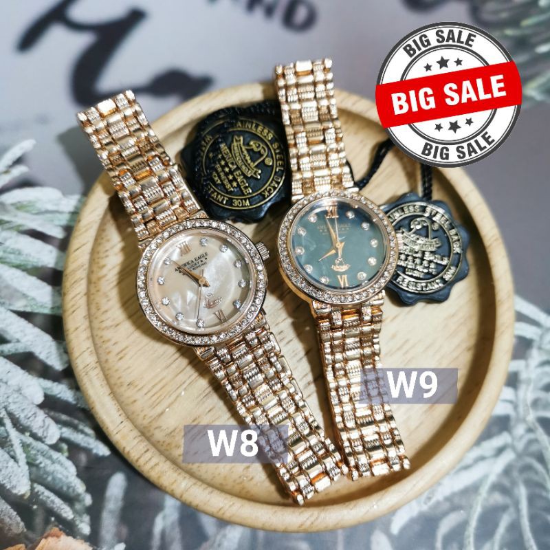 [BIG]​ [SALE]​ นาฬิกา​ข้อมือสายสีพิงค์โกล America​ Eagle​ มือหนึ่ง​ ของแท้​ ราคาพิเศษ