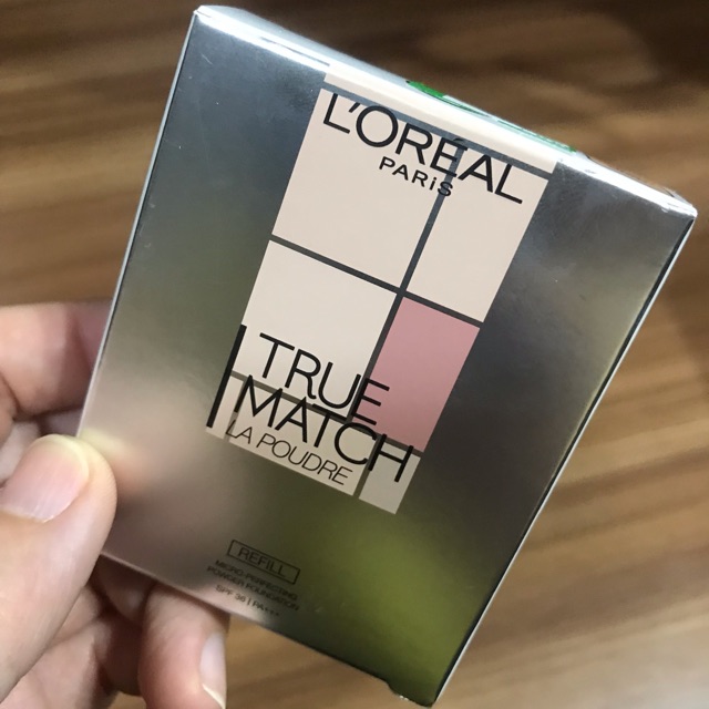 Arricot Ivory L’real Paris True Match Micro-Perfecting Powder Foundation SPF36/PA+++ 9g. - Refill