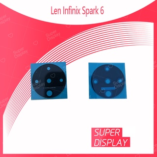 Infinix Spark 6 / X682 อะไหล่เลนกล้อง กระจกเลนส์กล้อง กระจกกล้องหลัง Camera Lens (ได้1ชิ้นค่ะ) Super Display