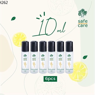 safe care refreshing oil ขนาด 10 ml 6 ขวด ลดการปวดไมเกรน หยดใต้แมส