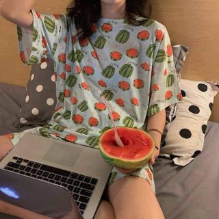 🍉🍉 เซทชุดนอน freesize | s-2xl 🍉🍉 98 บาท