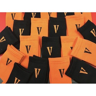 พร้อมส่ง ถุงเท้าข้อยาว VLONE พร้อมส่ง