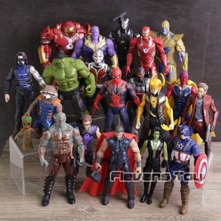 (พร้อมส่ง) โมเดลมาเวล Marvel DC 20ตัว ยกเซ็ต ลูกค้าใหม่กดรับโค้ดส่วนลดได้เลยครับ