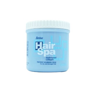 Berina Hair Spa 500g. (80036) เบอริน่า แฮร์ สปา ทรีทเมนท์เนอริชิ่ง ครีม สำหรับเส้นผมแห้งเสียผ่านการดัด กัดสี