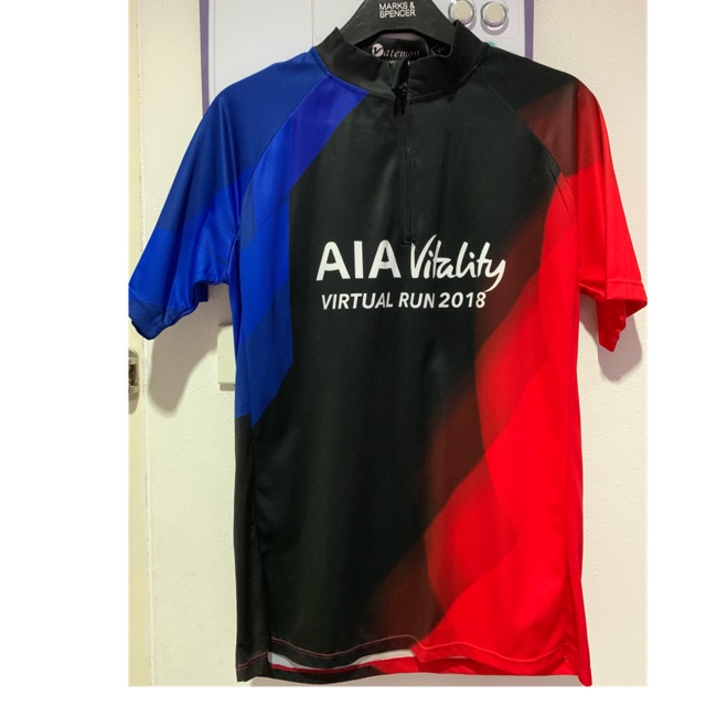 เสื้อวิ่ง AIA Vitality Virtual Run มือหนึ่ง size L