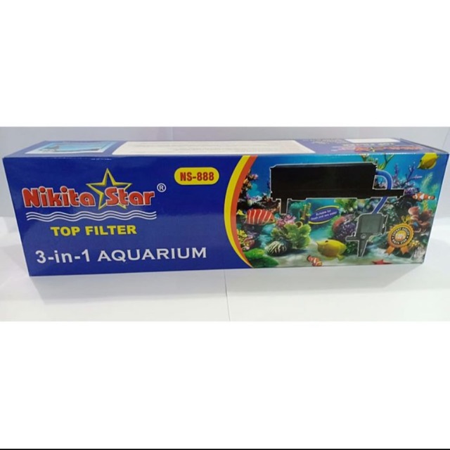 พิพิธภัณฑ์สัตว์น้ํากรองด้านบน NIKITA STAR NS-888