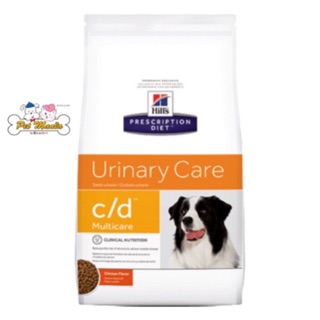 Hills® Prescription Diet® c/d® Multicare Canine อาหารรักษาโรคนิ่วในสุนัข ขนาด 1.5 กก.