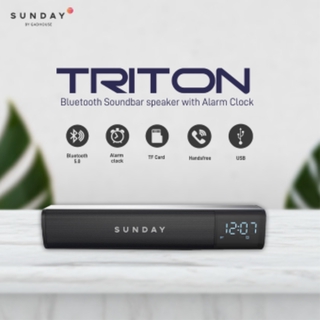 Sunday Triton Bluetooth 5.0 Speaker ลำโพงบลูทูธ 5.0 รับประกัน 1 ปีจาก Welltech