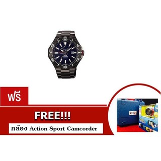 ORIENT นาฬิกาข้อมือ รุ่น SEL07001D0 - Black (ฟรี กล้อง Action Sport
 Camcorder)