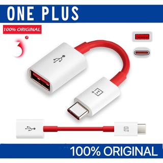 ของแท้ อะแดปเตอร์สายเคเบิ้ลเชื่อมต่อ OTG USB Type C สําหรับ One Plus Nord 2 5g N10 9R 9 8t 8 Pro 7t 7 USB A To Tipo C Type-C OTG