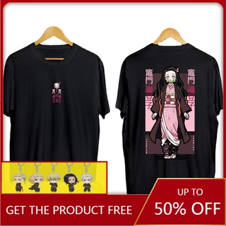 เสื้อวินเทจชาย - Demon Slayer คอสเพลย์เสื้อยืด Kamado Nezuko เครื่องแต่งกายท็อปส์ซูโกะแขนสั้นอะนิเม