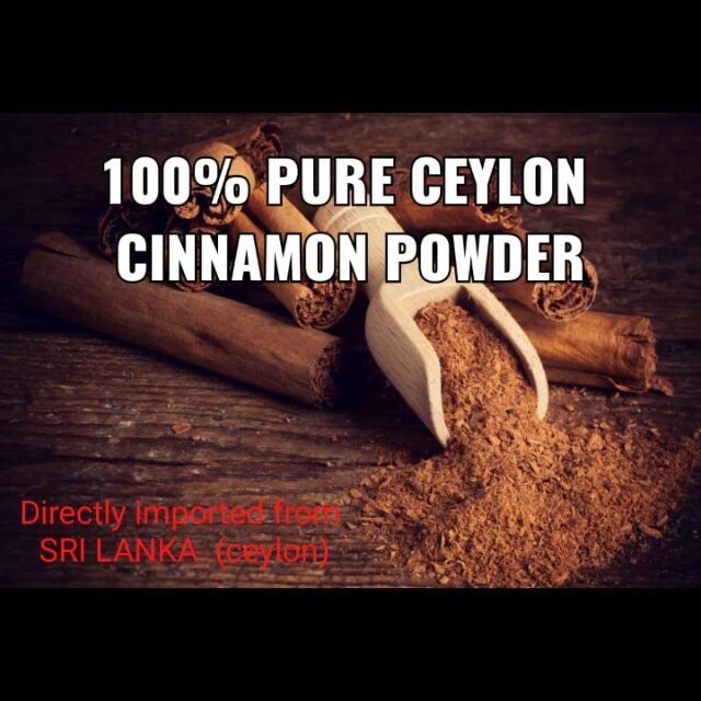 100% PURE CEYLON CINNAMON POWDER/ serbuk kayu manis ceylon 50g
