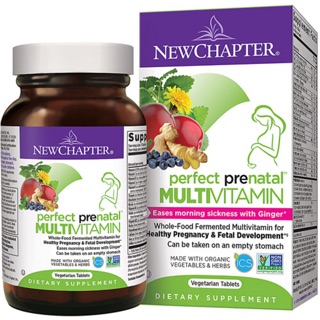 🔥Pre order 🔥สินค้าอเมริกา🇺🇸 New Chapter Perfect Prenatal Multivitamin, 96 Vegetarian