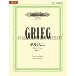 (Violin and Piano) Grieg, E: Violinen Sonate Nr. 2 G-Dur op. 13 (EP11312)