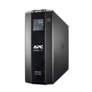 APC UPS BR1600MI สำรองไฟ Back UPS Pro BR 1600VA, 8 Outlets, AVR, LCD Interface / 3 ปี on site