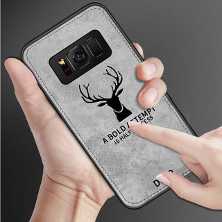 เคส Samsung Galaxy S8 S9 S10 Plus S20 Ultra Case Note 8 9 Cover TPU Silicone Soft Bumper Canvas Deer ซองมือถือ เคสเคสโทรศัพท์มือถือลายกวางสําหรับ SamsungGalaxy S8+ S9+ S10+ S20+ s10Plus S20Ultra Note8 Note9 ซองมือถือ