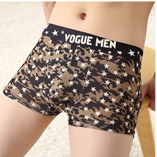 กางเกงใน JIANGS FASHION] Mens underwear sexy personality boxer ราคาถูก ราคาส่ง