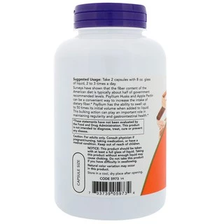 พร้อมส่ง!!! Now Foods, Psyllium Husk Caps, 700 mg, 180 Capsules