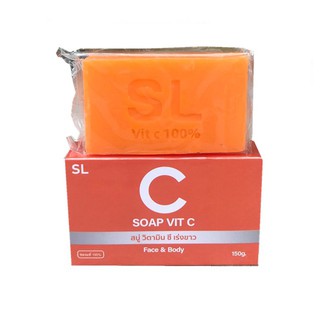 SL Vit C soap เอสแอล สบู่วิตซี ขนาด 150 กรัม