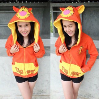 เสื้อกันหนาวผิาสำลีปักหน้าหมวกสกรีนอกสกรีนกระเป๋า