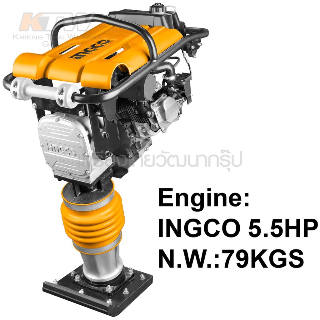 ingco เครื่องตบดินกระโดด(เครื่องยนต์ HONDA)