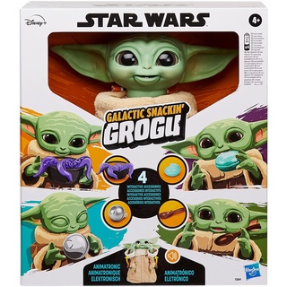 Hasbro Star Wars The Mandalorian Galactic Snackin’ Grogu Baby Yoda The Child Animatronic Edition Toy Figure ขนาด 9 นิ้ว