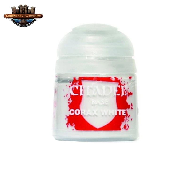 [BSFพร้อมส่ง] Citadel : BASE: CORAX WHITE (12ML) สีอะคริลิคสำหรับทาโมเดล