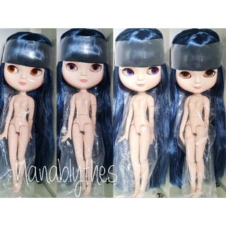 ตุ๊กตา ICY ผิวขาวพร้อมส่ง 💕 ตุ๊กตาไอซ์ซี่ ผมตรงยาวสีน้ำเงินเข้ม