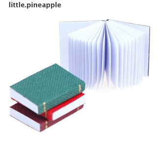 (Pine) โมเดลหนังสือจิ๋ว 1/12 สําหรับตกแต่งบ้านตุ๊กตา 4 ชิ้น