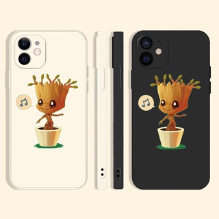 Groot Q version เคสไอโฟน 14 pro max cartoon 8พลัส 7 8 Plus Se2020 เคส iPhone 11 12 13 pro Marvel case X Xr Xsmax cover