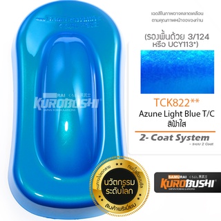 TCK822 สีฟ้าใส Azune Light Blue T/C 2-Coat System สีมอเตอร์ไซค์ สีสเปรย์ซามูไร คุโรบุชิ Samuraikurobushi