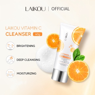 Laikou คลีนเซอร์วิตามินซี ให้ความชุ่มชื้น ควบคุมความมัน ต่อต้านริ้วรอย 40 กรัม