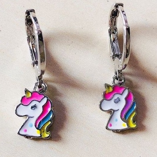 Xuping Silver Head Pony ต่างหูเด็ก / ต่างหู Xuping
