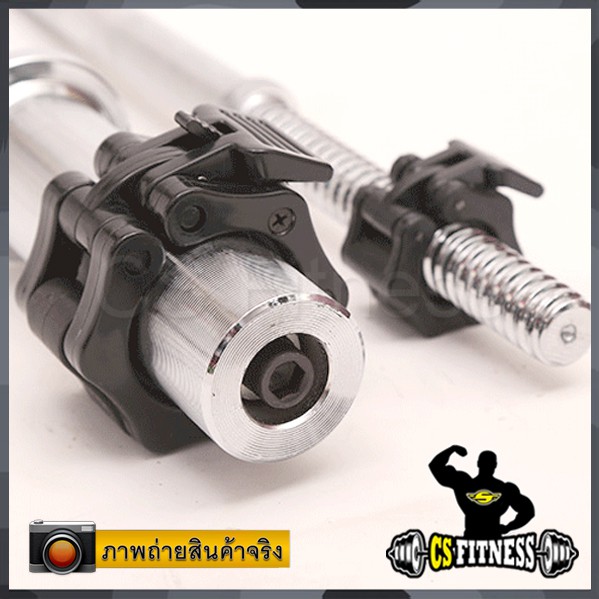2 ชิ้น** ตัวล็อคคานบาร์เบล-ดัมเบล 1 นิ้ว - รูปที่ 5