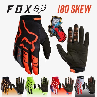 2022 Fox 180 Skew ถุงมือสัมผัสหน้าจอสําหรับขี่รถมอเตอร์ไซค์จักรยานเสือภูเขา Mtb