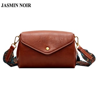 Jasmin NOIR กระเป๋าสะพายข้าง หนัง PU สไตล์วินเทจ สําหรับผู้หญิง