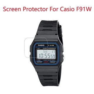 ป้องกันหน้าจอสําหรับ Casio F-91W F91W ฟิล์มการ์ดความละเอียดสูง Anti-shock นาฬิกาอุปกรณ์เสริม Nano PET ระเบิด