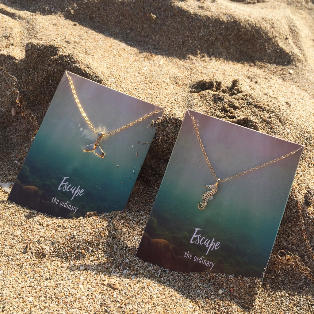 สร้อยคอเกาหลีพร้อม OCEAN MEANING