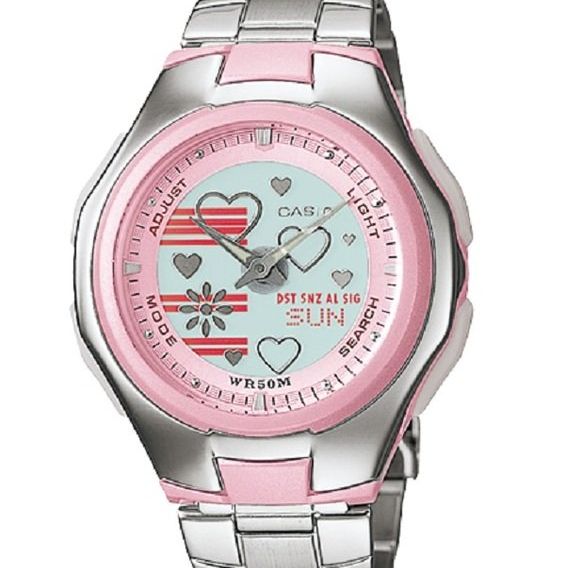 Casio Poptone นาฬิกาข้อมือ LCF-10D-4AV (Pink)