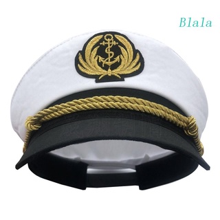 Blala Yacht หมวกกัปตัน เครื่องแต่งกายผู้ชาย หมวกกะลาสี หมวกทหารเรือ หมวกทะเล