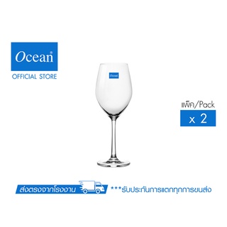 OCEAN แก้วไวน์ขาว SANTE WHITE WINE 340 ML. (Pack of 2)