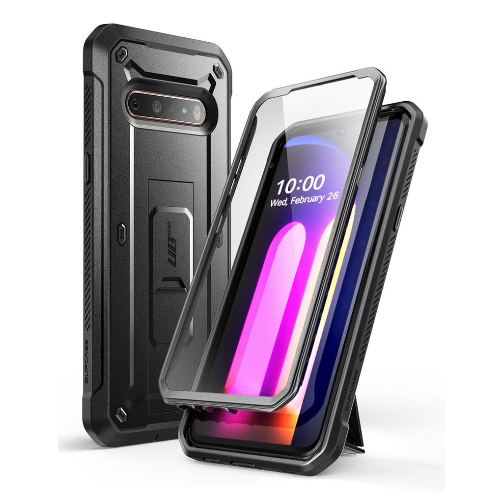 Supcase UB Pro Series เคส สําหรับ LG V60 ThinQ (ปล่อยปี 2020) เคสแบบเต็มตัว ทนทาน พร้อมตัวป้องกันหน้าจอในตัว