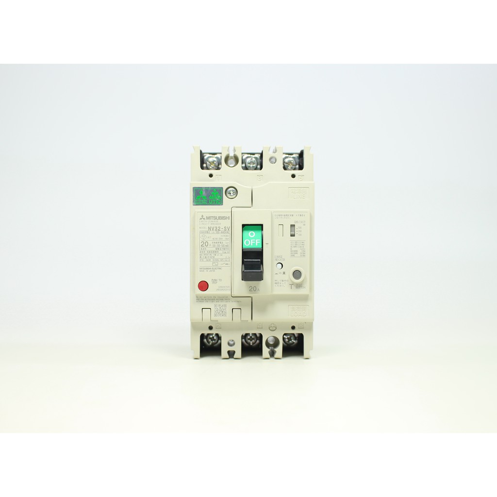NV32-SV 3P 20A 100.200.500mA ELCB MITSUBISHI ELCB