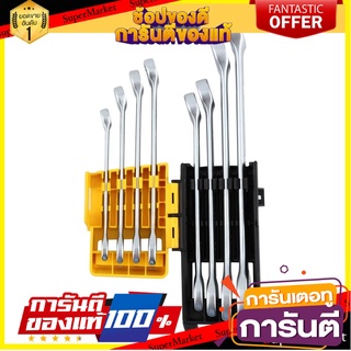 ประแจแหวนข้างปากตาย STANLEY 8 ชิ้น/ชุด ประแจ COMBINATION WRENCH STANLEY 8EA/SET