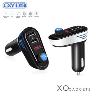 Wireless Bluetooth AP02 ตัวส่งสัญญาณFMในรถยนต์ (รับประกัน1ปี) CAR Bluetooth