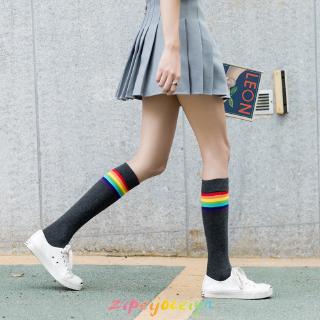 Ladies Rainbow Calf Socks stockings