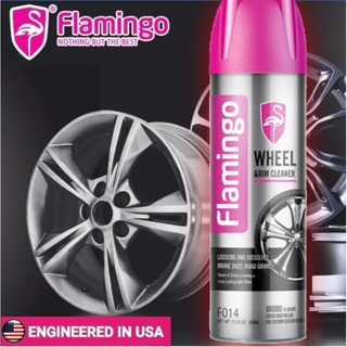 🇺🇸Flamingo Wheel Cleaner สเปรย์ขจัดคราบล้อแม็กซ์ และพื้นผิวโลหะทุกชนิด ให้พื้นผิวสะอาดเหมือนใหม่