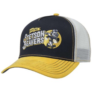 หมวก STETSON FOOTBALL BEAVERS TRUCKER CAP สี GREY-BLUE ของใหม่ แท้ 100% ****PTC-MART***